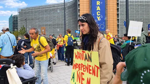 Le richieste di Vita Indipendente davanti alla Commissione europea.